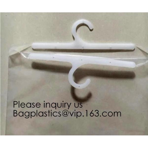 PVC/EVA Plastic Cloth Underwear Hanger Packaging Bag With Snap Button,Eco