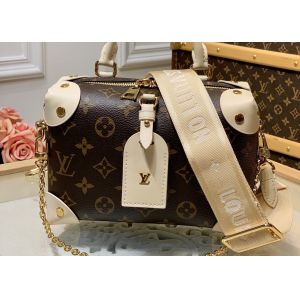 Off White 20cm Leather Chain Crossbody Bag With Top Handle