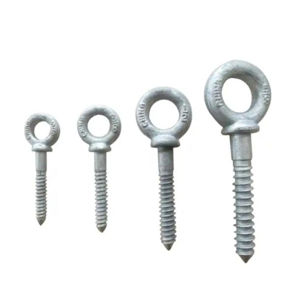 Buy Hot Dipped Galvanized Forged Carbon Steel G275 Screw Eye Bolts For Heavy Industry at wholesale prices