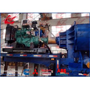 Mobile Hydraulic Metal Compactor Machine Remote Control Diesel Engine with Truck