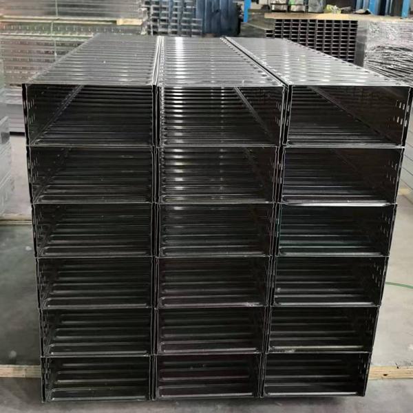 3m Galvanized Wire Troughs Metal / Cable Metal Tray 100mm ISO9001