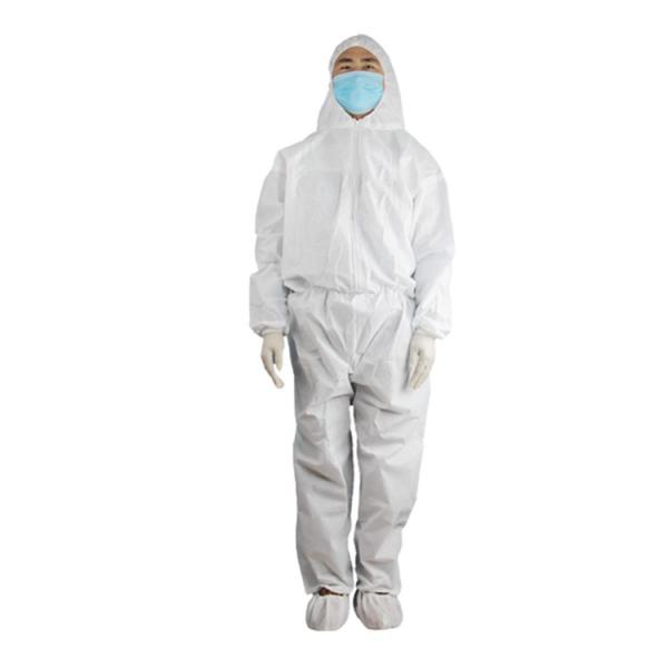 Lightweight Isolation Disposable Protective Coverall With Flash Evaporation