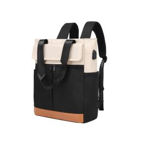 Waterproof Laptop Rolltop Backpack For College Women Computer Travel