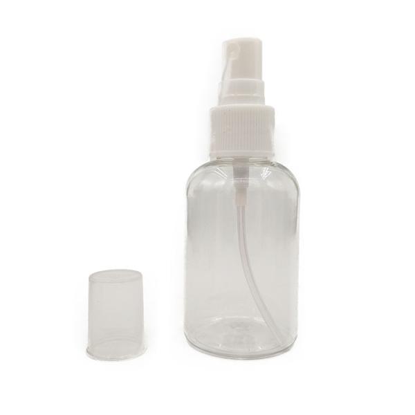 Buy 500ml Transparent Round Durable PET Plastic Spray Bottle at wholesale prices
