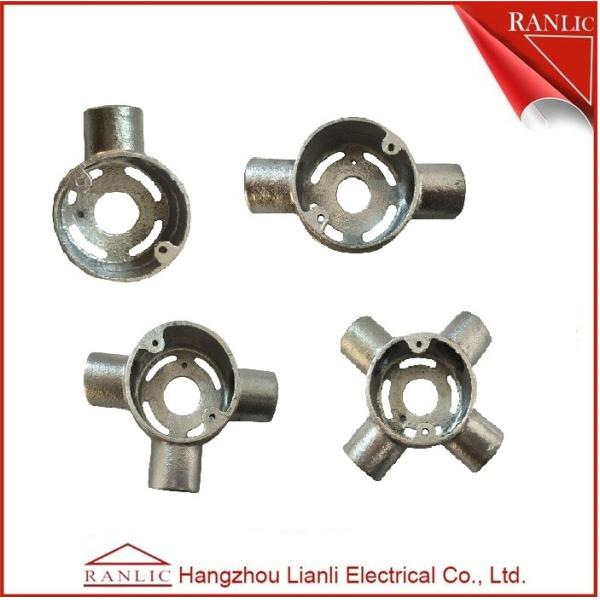Intersection Extension Malleable Four Way Junction Box 20mm 25mm , Professtional