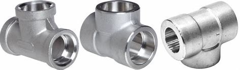 Socket Welding Tee 316 Stainless Steel Forged Tee ASTM Pipe Fittings Tee 3" X 3"