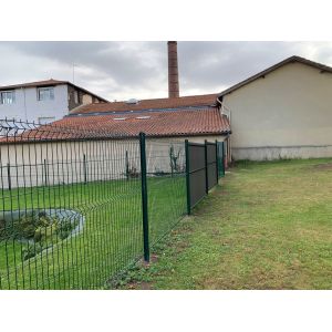 Commercial Security 3D V Shape Wire Mesh Fencing Powder Coating