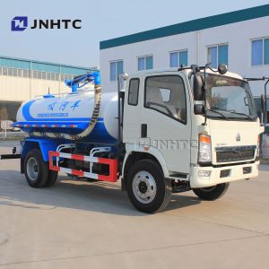 HOWO Euro2 116hp 4X2 Sewage Suction Truck 5cbm