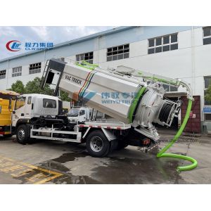 Foton High Pressure Vacuum sludge suction truck 10M3 12M3