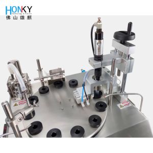 550W 0.3ml Reagent Vial Filling Capping Machine 30b/M Desktop Structure