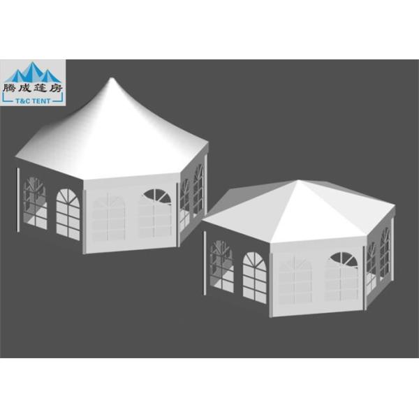 Commercial Enclosed Multiside Canopy party Tent With 850g/sqm White Fabric Top Cover