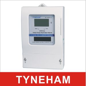 Four Wire Three Phase Prepaid Energy Meter With Beige Cover Direct Connect