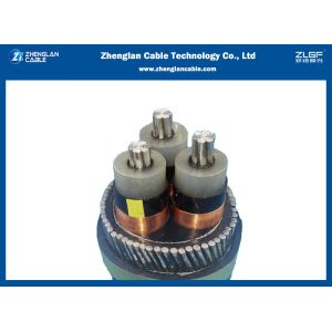8.7 - 15KV Steel Tape Armored Medium Voltage Power Cables Custom Out Sheath