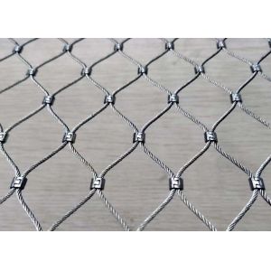 Cable Diameter 1.2mm To 4.0mm Balustrade Wire Mesh , Balustrade Safety Netting