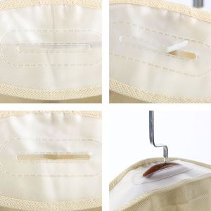 Business Black Quilted 80gsm 60x100cm Non Woven Suit Cover