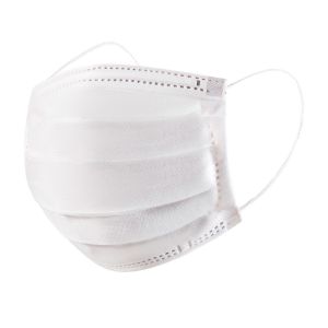 Comfortable Earloop Disposable Civilian Masks Fitting Body Design