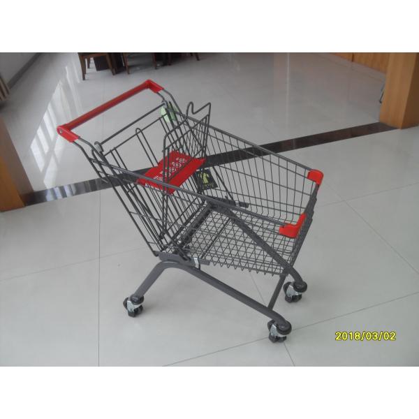 Buy Escalator Wheel 80L Supermarket Shopping Carts With Anti - UV Plastic at wholesale prices