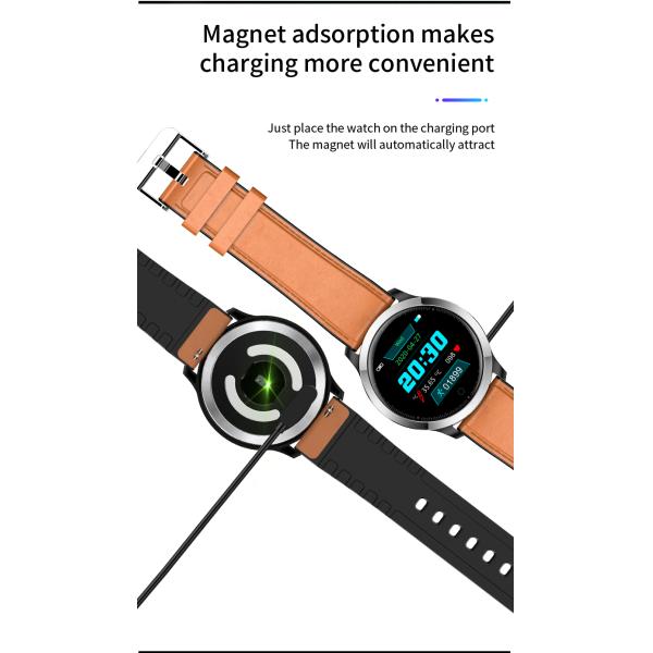 F75 Silicone Smart Watch Smart Watch Blood Oxygen Heart Rate Blood Pressure 1.3inch