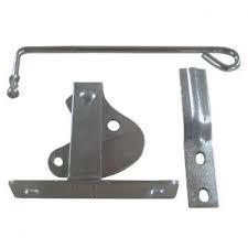 Double Sided Screen Barn Exterior Sliding Door Latch Self Locking Silver Gold