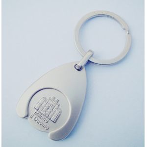 caddy coin key chain, trolley coin keychains, coin holers