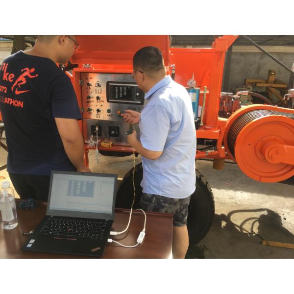 Transmission Line Stringing Equipment Hydraulic Cable Tensioner Max Continuous Pull 2x40kN