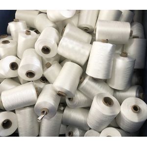 Tight Winding Raw White Polyester High Tenacity Yarn 120D/3