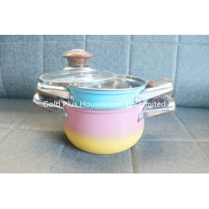 China hot-selling large buffet stainless soup pot even heat cooking stew pot