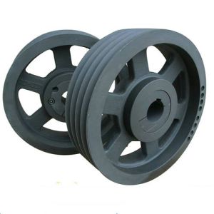 Black Casting V Belt Pulley Cast Iron GG25 Taper Bush Pulley