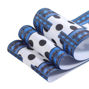 Popular Polyester Grossgrain Pastel Rainbow 32mm 75mm Grosgrain Ribbon