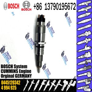 China diesel engine common rail fuel injector 0986435621 4994925 0445120342 on sale