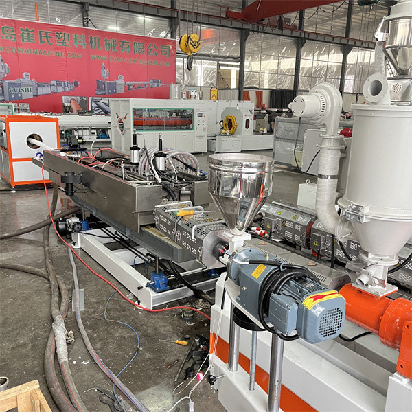 HDPE PP Double Wall Corrugated Pipe Extruder Machine