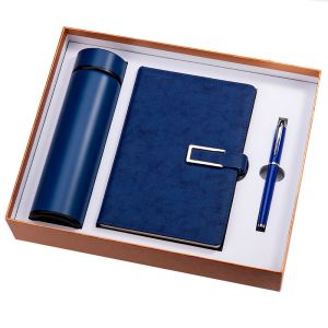 Custom Logo Luxury Diary And Pen Gift Set Reusable Multifunctional