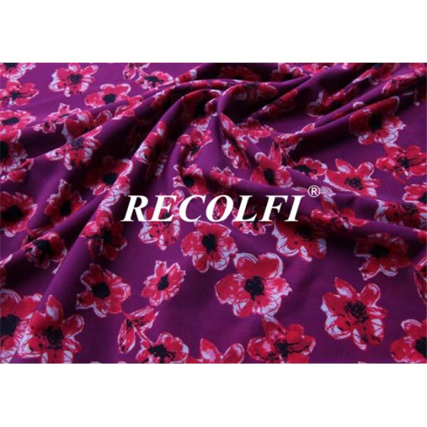 Ice Cold Spandex Nylon Repreve Swimwear Fabric Weft Knitted Digital Printed