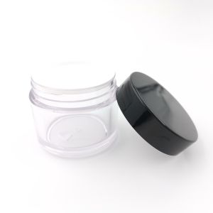 Quality Transparent Water Resistant 50g Cosmetic Cream Jar for sale