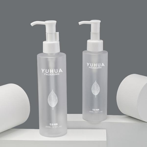 Eco Friendly Clear Plastic Lotion Bottle 200ml For Makeup Packaging