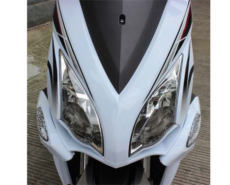 4.41hp / 7500rpm Adult Motor Scooter CVT 2 Wheel Scooter With 13"Aluminium Rim