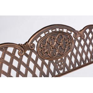 Park Street Furnitures EN840 Cast Aluminium Garden Bench