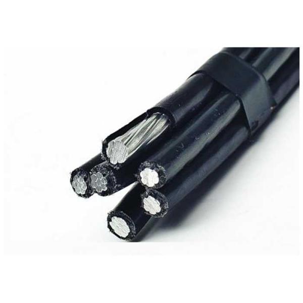 1 KV PE Insulated Aerial Bunch XLPE Insulated Power Cable 5 Cores With Neutral Conductor