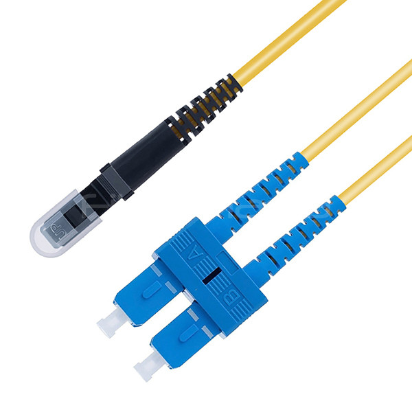 MTRJ PC to SC UPC Fiber Optic Patch Cable Duplex Single Mode OS2 OFNR 3.0mm