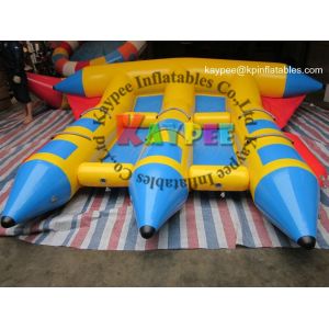 Inflatable flying fish boat towable,water sled，water sport game,aqua sport game KBA007