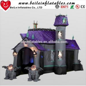 China Big halloween inflatable haunted house for sale on sale