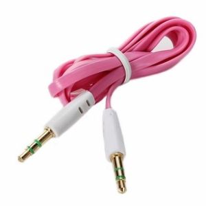 China AUX 3.5mm Stereo cable Flat cable Style on sale