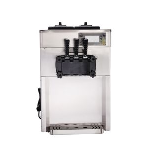 Three Flavor soft serve ice cream machine Mini Ice Cream Absorption Refrigeratio