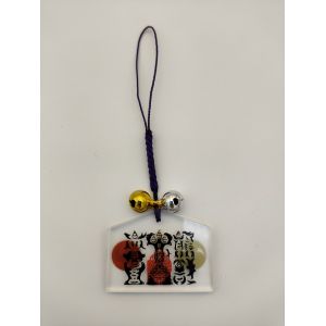Cute Acrylic Sheet Keychain Ornamental Bell Attached 3mm Thick