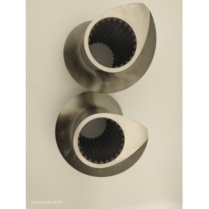 Zsemaxx Plastic Compounding Pelletizing Machine Twin Screw Extruder Screw