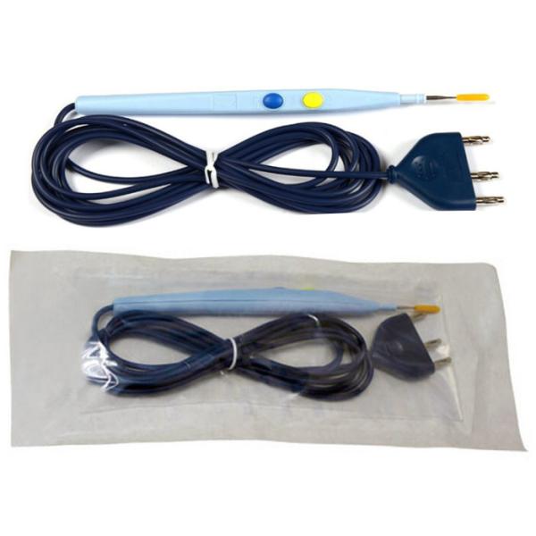 Buy Stainless Steel Disposable Electrosurgical Pencil Customized Hand Control at wholesale prices