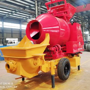 8Mpa 40m3/H Concrete Mixer Machine With Pump Large Capacity
