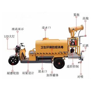 China 30-50Km/H Scenic Property Rinsing With Disinfection Truck Sprinkler on sale