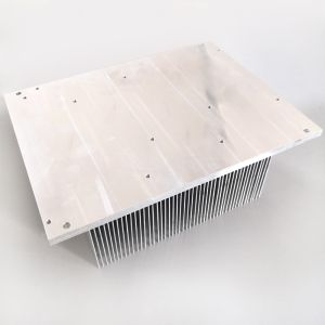 Silver Practical Rectifier Heat Sink , Rustproof Aluminum Heat Sink Fins