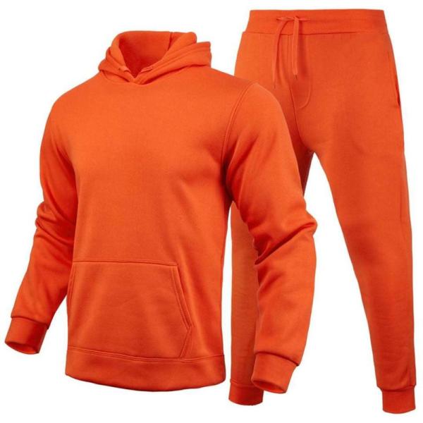 High Quality 100% Polyester Heat Transfer Tracksuit Hoodie Custom Design Plain Men Sweatsuit Sets for Sublimation